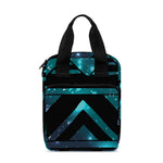 Aztec Tribal Galaxy Pattern Print Bible Tote Bag