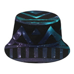 Aztec Tribal Galaxy Pattern Print Bucket Hat