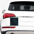 Aztec Tribal Galaxy Pattern Print Car Sticker