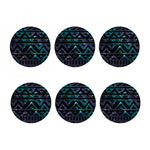 Aztec Tribal Galaxy Pattern Print Coaster Set