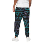 Aztec Tribal Galaxy Pattern Print Cotton Pants