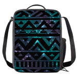 Aztec Tribal Galaxy Pattern Print Crossbody Lunch Bag