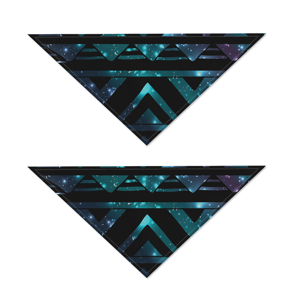 Aztec Tribal Galaxy Pattern Print Dog Bandana