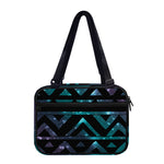 Aztec Tribal Galaxy Pattern Print Double Strap Bible Bag