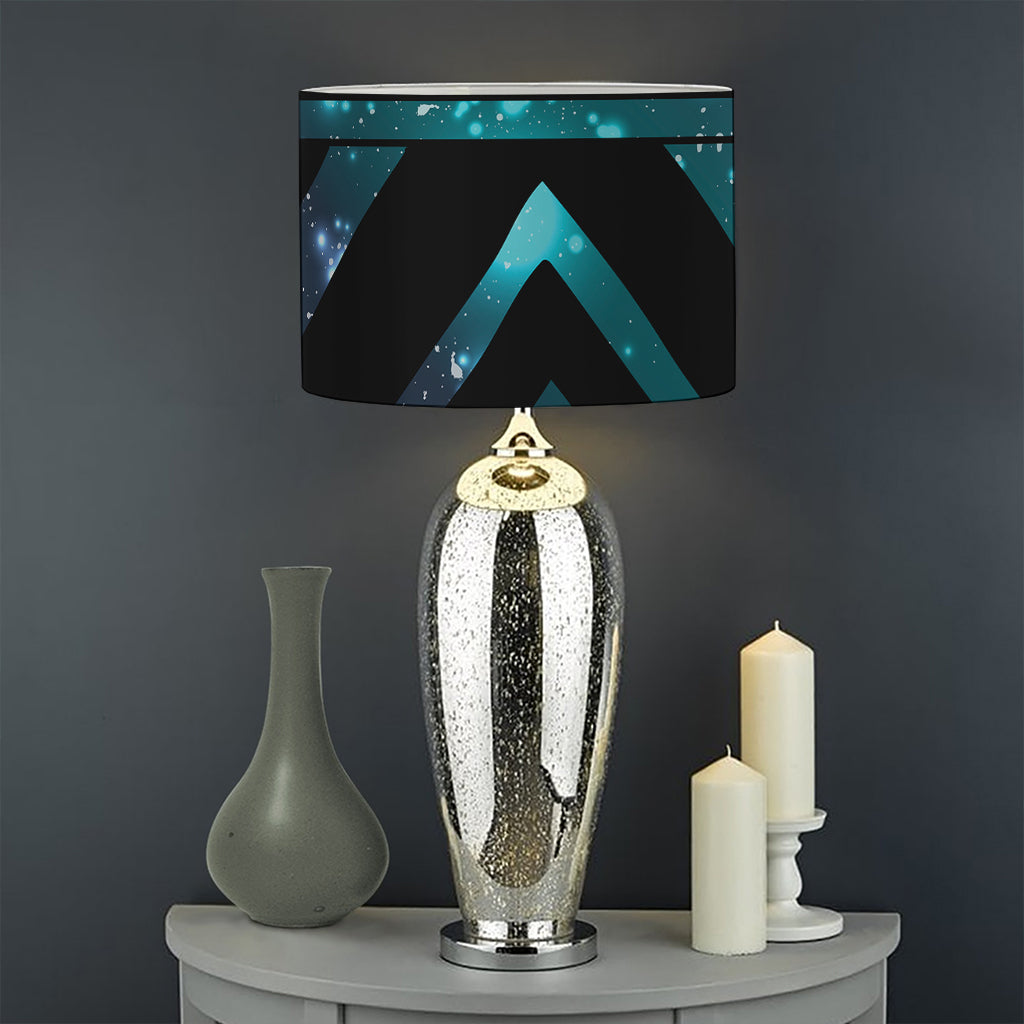 Aztec Tribal Galaxy Pattern Print Drum Lamp Shade
