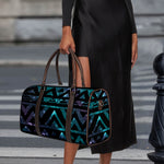 Aztec Tribal Galaxy Pattern Print Duffle Bag