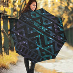 Aztec Tribal Galaxy Pattern Print Foldable Umbrella