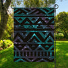 Aztec Tribal Galaxy Pattern Print Garden Flag