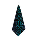 Aztec Tribal Galaxy Pattern Print Hand Towel