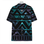 Aztec Tribal Galaxy Pattern Print Hawaiian Shirt