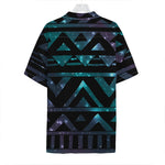 Aztec Tribal Galaxy Pattern Print Hawaiian Shirt