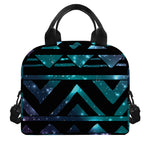 Aztec Tribal Galaxy Pattern Print Insulated Lunch Bag