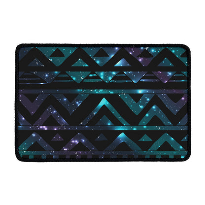 Aztec Tribal Galaxy Pattern Print Kitchen Mat