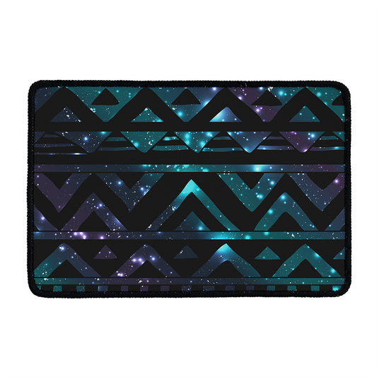 Aztec Tribal Galaxy Pattern Print Kitchen Mat