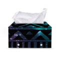 Aztec Tribal Galaxy Pattern Print Leather Tissue Box Cover