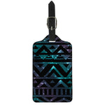 Aztec Tribal Galaxy Pattern Print Luggage Tag