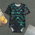 Aztec Tribal Galaxy Pattern Print Men's Bodysuit