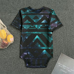 Aztec Tribal Galaxy Pattern Print Men's Bodysuit