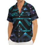 Aztec Tribal Galaxy Pattern Print Men's Deep V-Neck Shirt