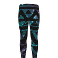 Aztec Tribal Galaxy Pattern Print Men's Leggings