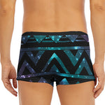 Aztec Tribal Galaxy Pattern Print Men's Short Boxer Briefs
