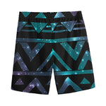 Aztec Tribal Galaxy Pattern Print Men's Sports Shorts