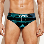 Aztec Tribal Galaxy Pattern Print Men's Swim Briefs