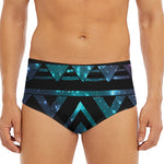 Aztec Tribal Galaxy Pattern Print Men's Triangle Swim Briefs