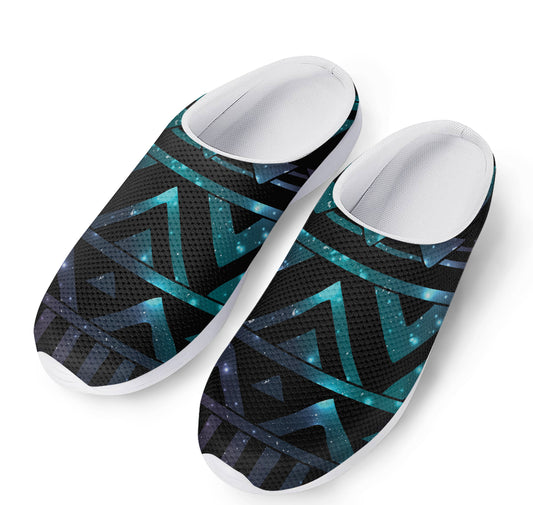 Aztec Tribal Galaxy Pattern Print Mesh Casual Shoes