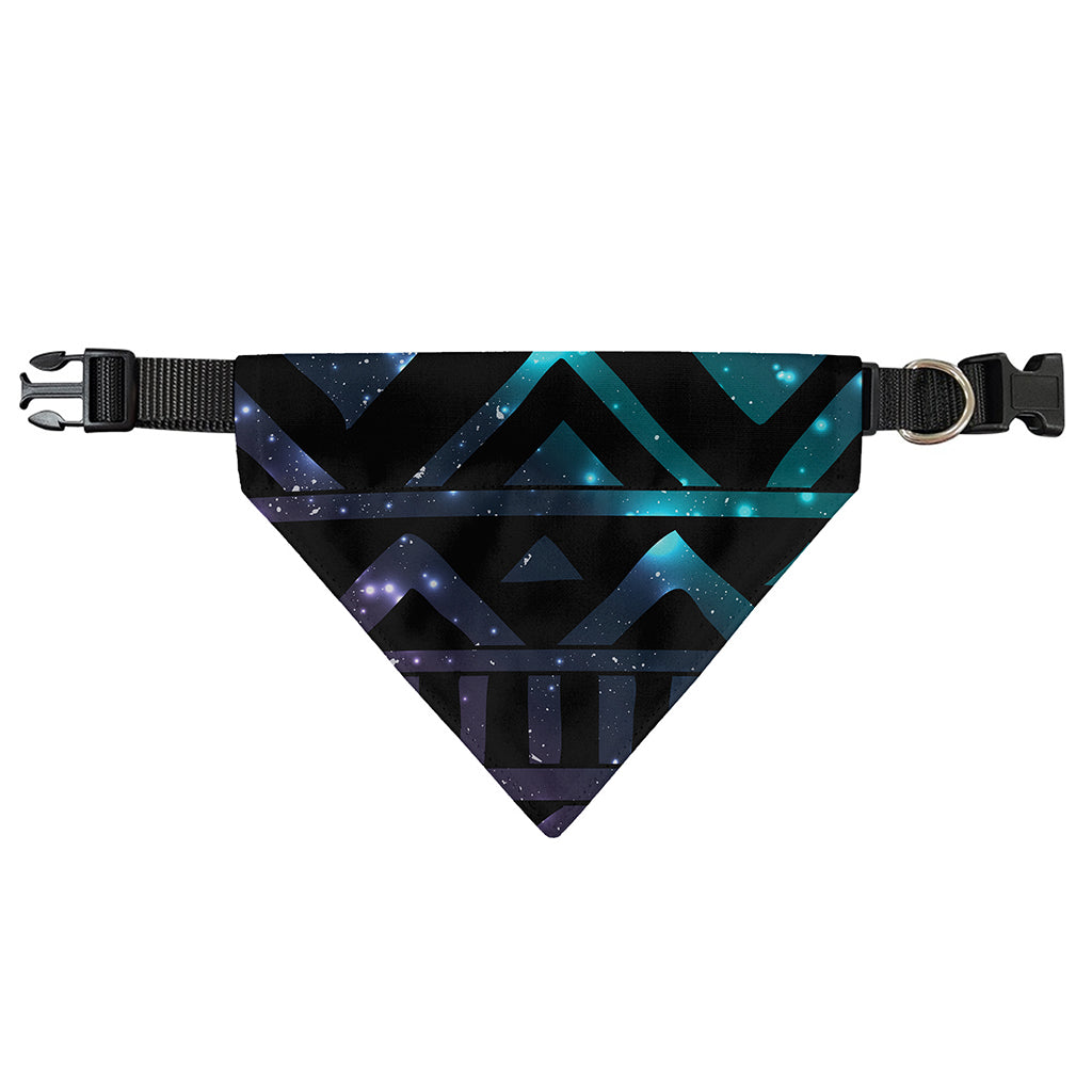 Aztec Tribal Galaxy Pattern Print Over The Collar Dog Bandana