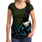 Aztec Tribal Galaxy Pattern Print Pet Sling Carrier