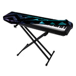 Aztec Tribal Galaxy Pattern Print Piano Keyboard Cover