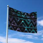 Aztec Tribal Galaxy Pattern Print Polyester Flag