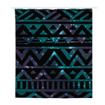 Aztec Tribal Galaxy Pattern Print Polyester Shower Curtain