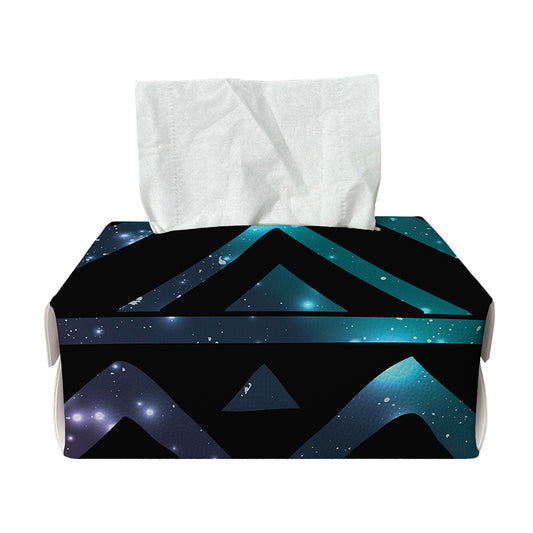 Aztec Tribal Galaxy Pattern Print Rectangle Tissue Box Cover
