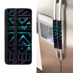Aztec Tribal Galaxy Pattern Print Refrigerator Handle Covers