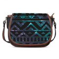Aztec Tribal Galaxy Pattern Print Saddle Bag