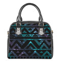 Aztec Tribal Galaxy Pattern Print Shoulder Handbag