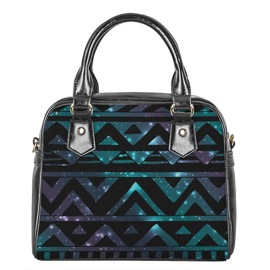 Aztec Tribal Galaxy Pattern Print Shoulder Handbag