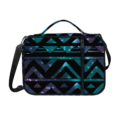 Aztec Tribal Galaxy Pattern Print Shoulder Strap Bible Bag