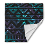 Aztec Tribal Galaxy Pattern Print Silk Bandana