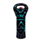 Aztec Tribal Galaxy Pattern Print Single Neoprene Wine Tote