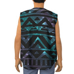 Aztec Tribal Galaxy Pattern Print Sleeveless Baseball Jersey