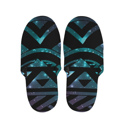 Aztec Tribal Galaxy Pattern Print Slippers