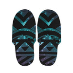 Aztec Tribal Galaxy Pattern Print Slippers
