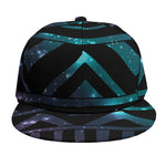 Aztec Tribal Galaxy Pattern Print Snapback Cap