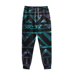 Aztec Tribal Galaxy Pattern Print Sweatpants