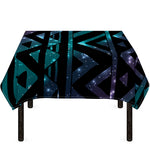 Aztec Tribal Galaxy Pattern Print Tablecloth