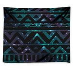 Aztec Tribal Galaxy Pattern Print Tapestry