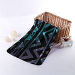 Aztec Tribal Galaxy Pattern Print Towel